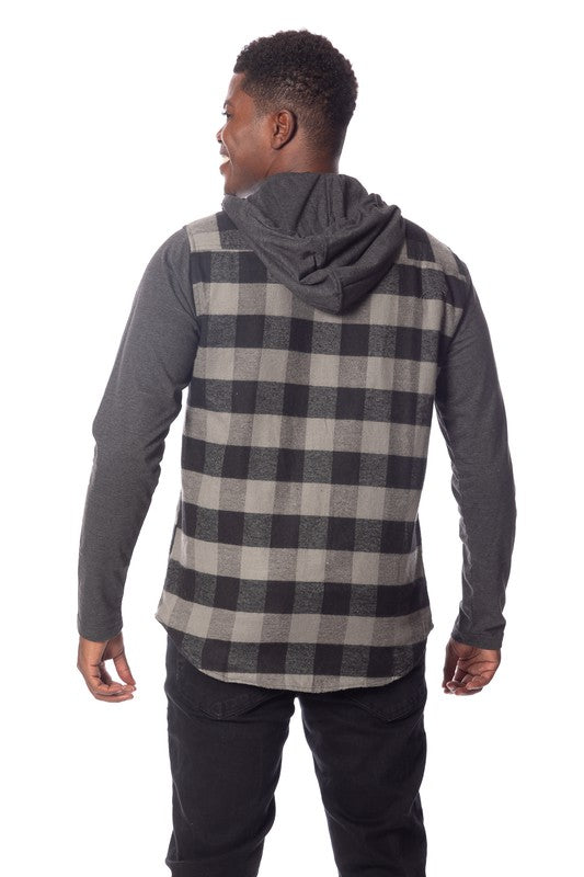 Men's Flannel Hoodie