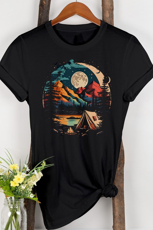 Beautiful Design for Camping Lover Graphic Tee