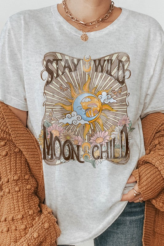 Stay Wild Moon Child Vintage Graphic Tee