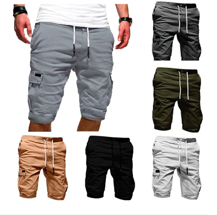 Men's Multi-Pocket Long Shorts