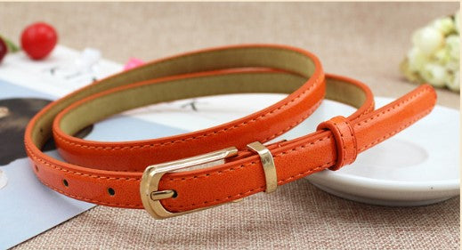 Candy Color Thin Belts