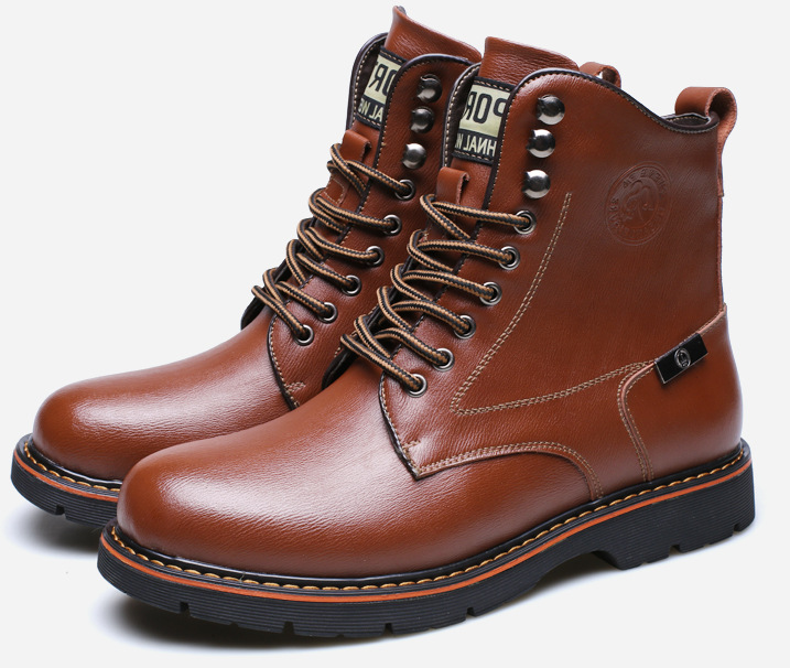 Men's Leather Martin Boots