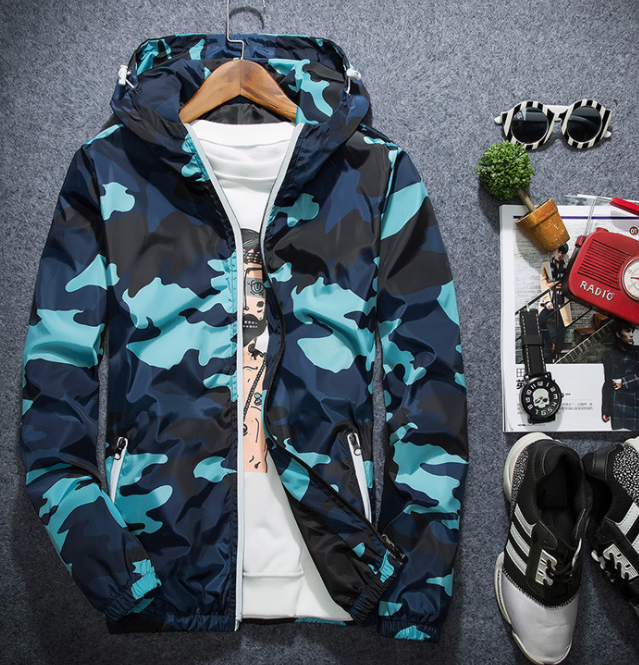 Hooded Printed Jacket