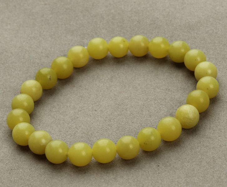 Aventurine Sandstone Round Bead Bracelets