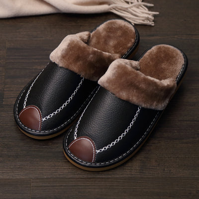 Cozy Leather Slippers