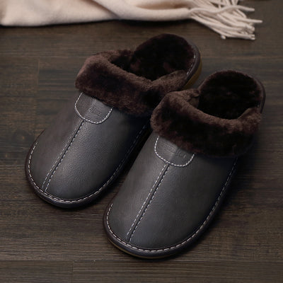 Cozy Leather Slippers