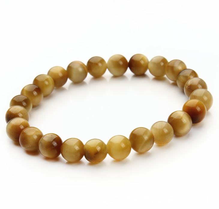 Aventurine Sandstone Round Bead Bracelets