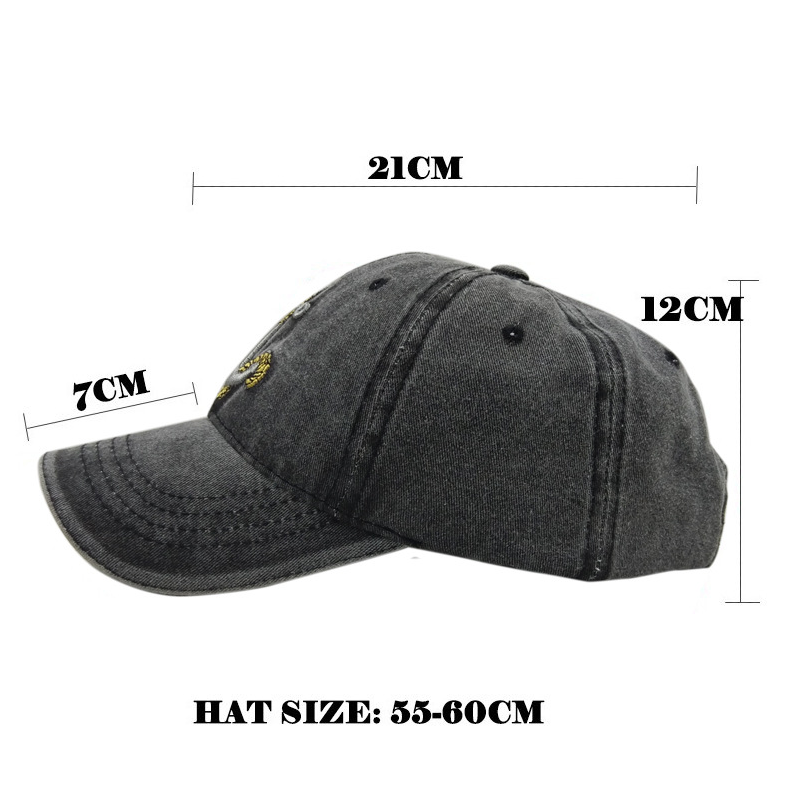 Anchor Embroidered Baseball Cap