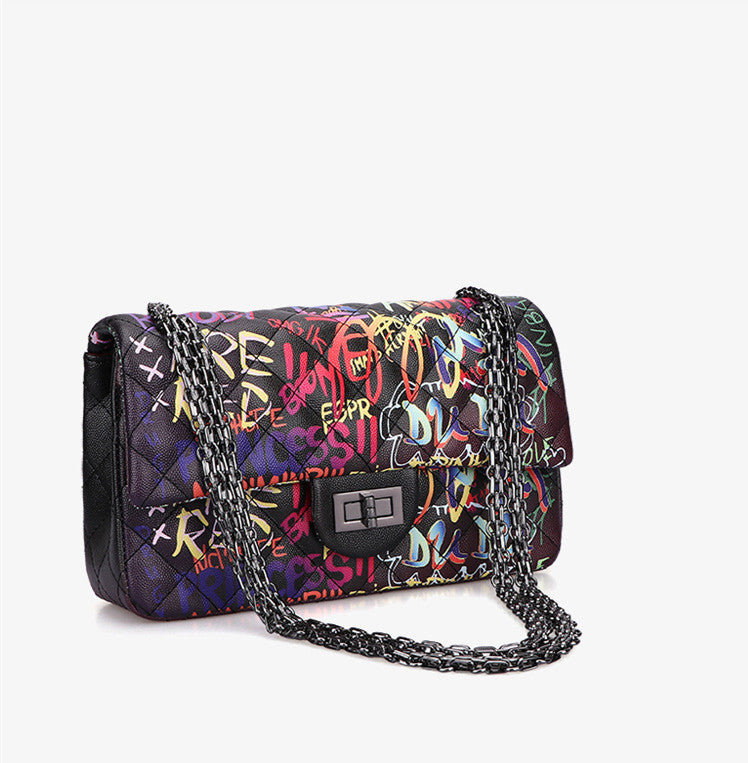 Graffiti Chain Bag