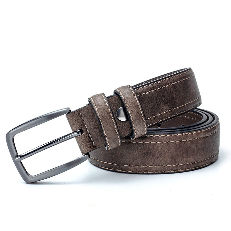 Vintage Luxury Split Leather Belt