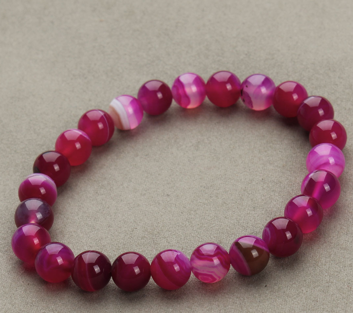 Aventurine Sandstone Round Bead Bracelets