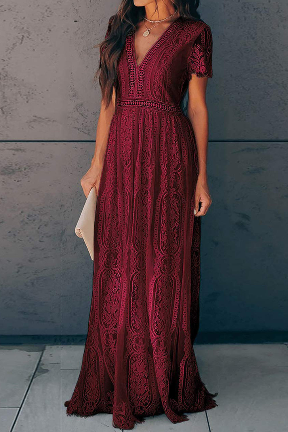 Fill Your Heart Lace Maxi Dress