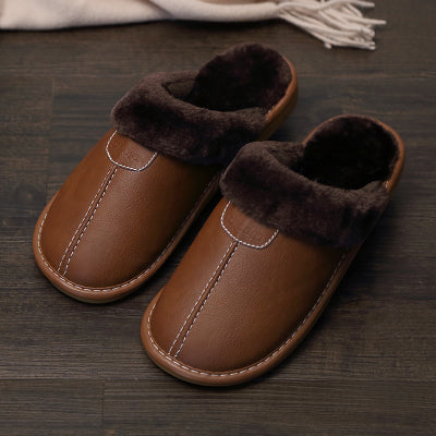 Cozy Leather Slippers