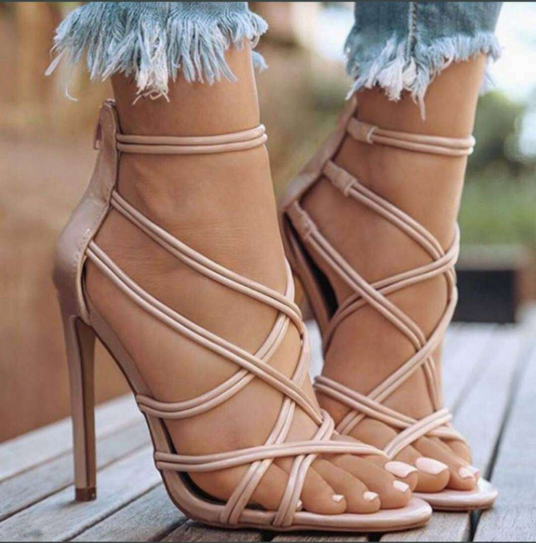 Summer Strappy High Heels