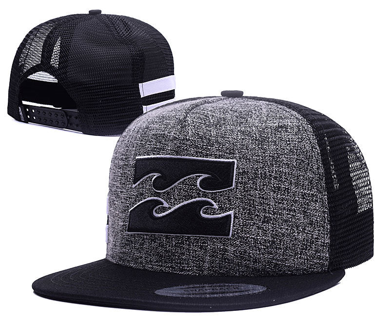 Waves Baseball Flat Brim Cap