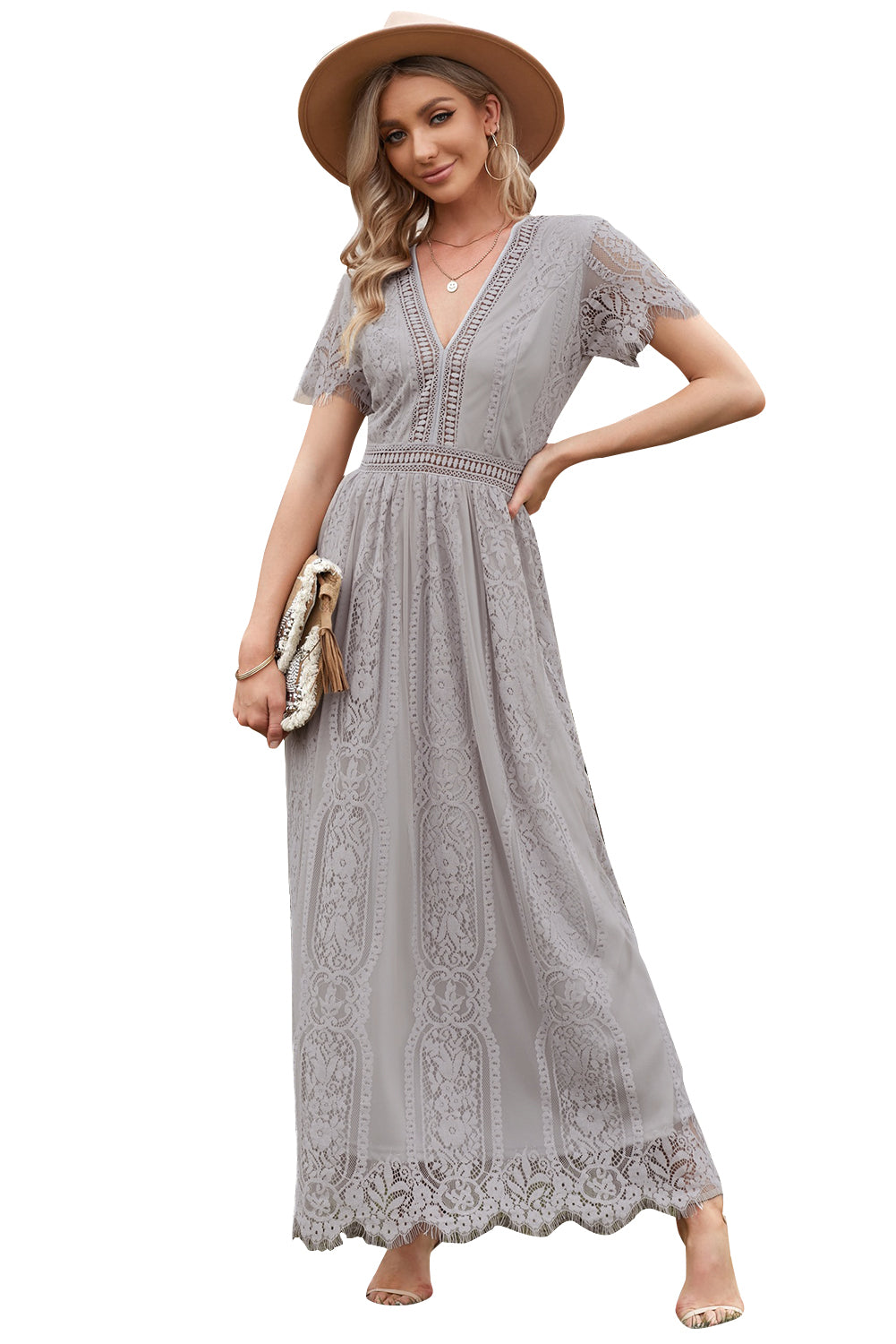 Fill Your Heart Lace Maxi Dress