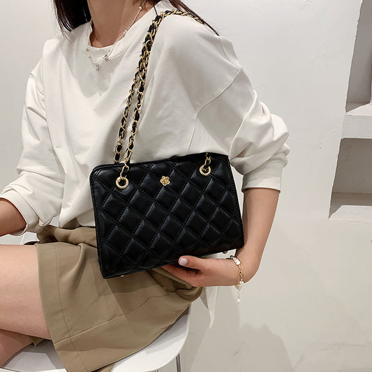 Diamond Stitch Shoulder Bag