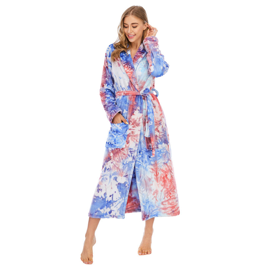 Ladies Tie-Dye Robe