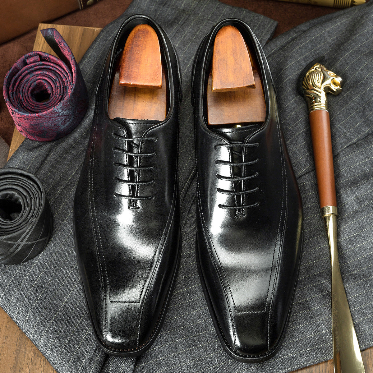 Men's Casual Oxford Leather Shoes