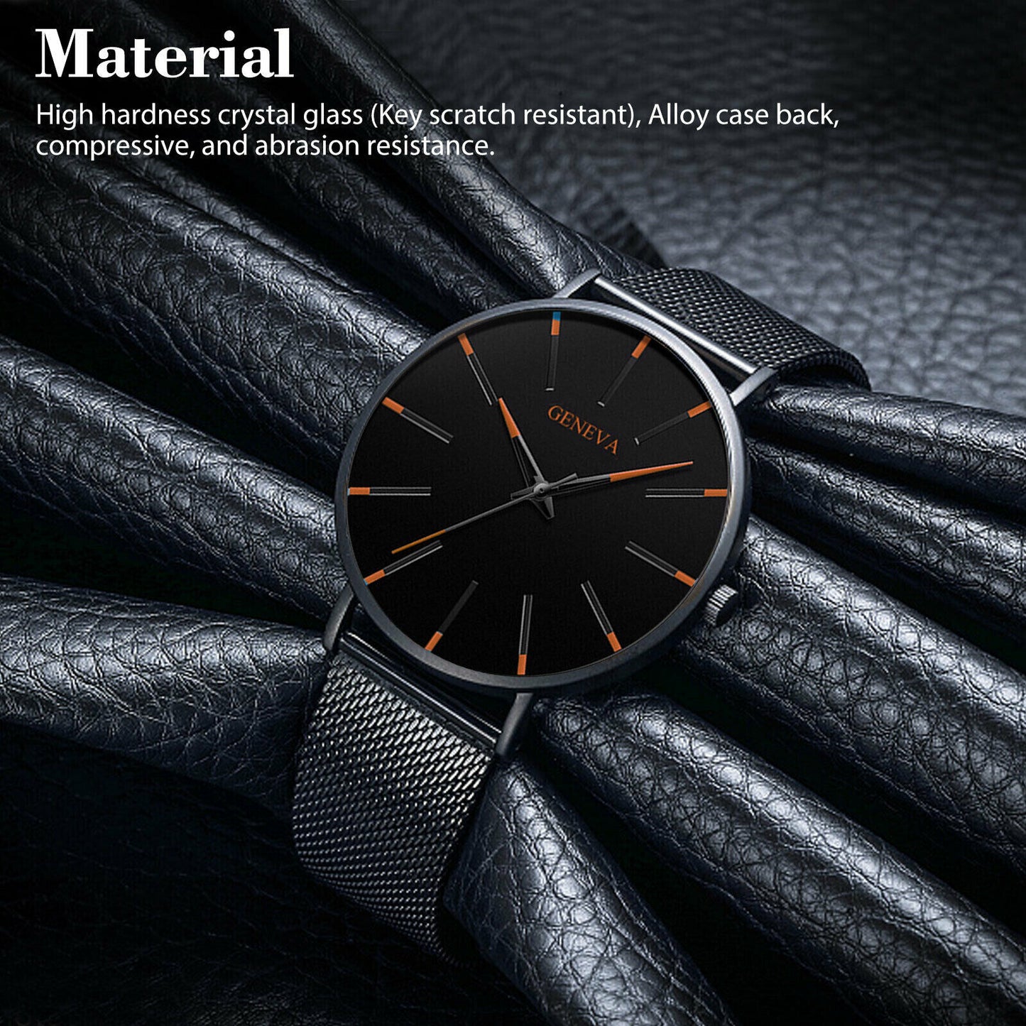 Luxury Men's Ultra Thin Watch