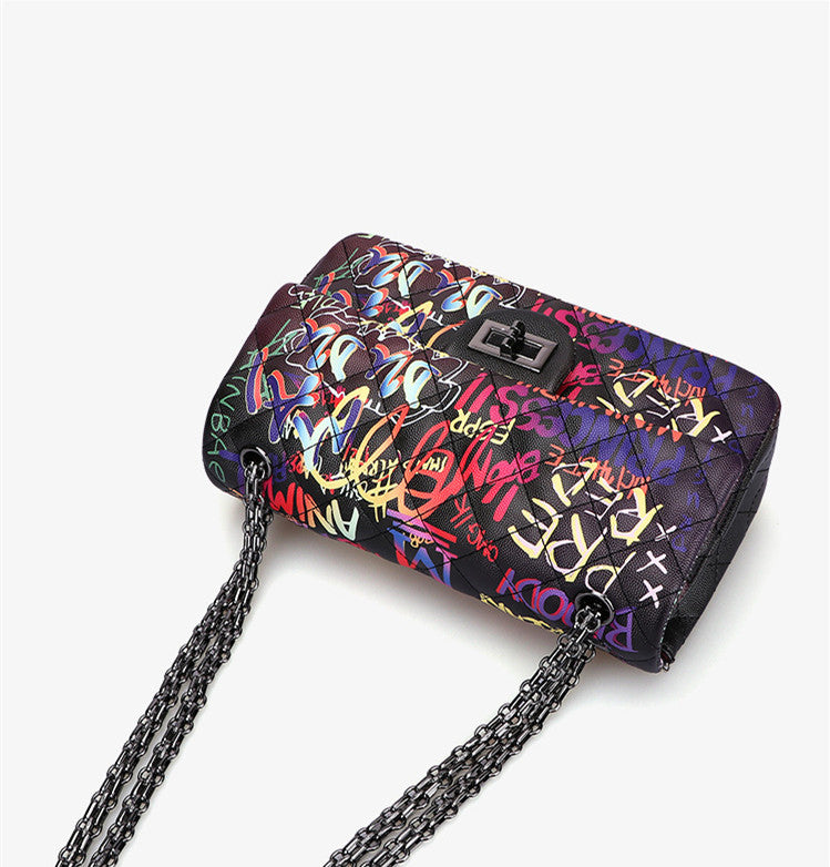 Graffiti Chain Bag