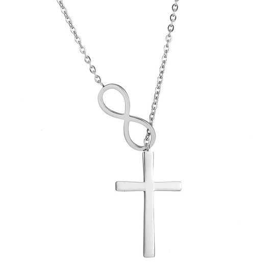 Infinite Cross Of Love Chain Necklace