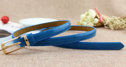 Candy Color Thin Belts