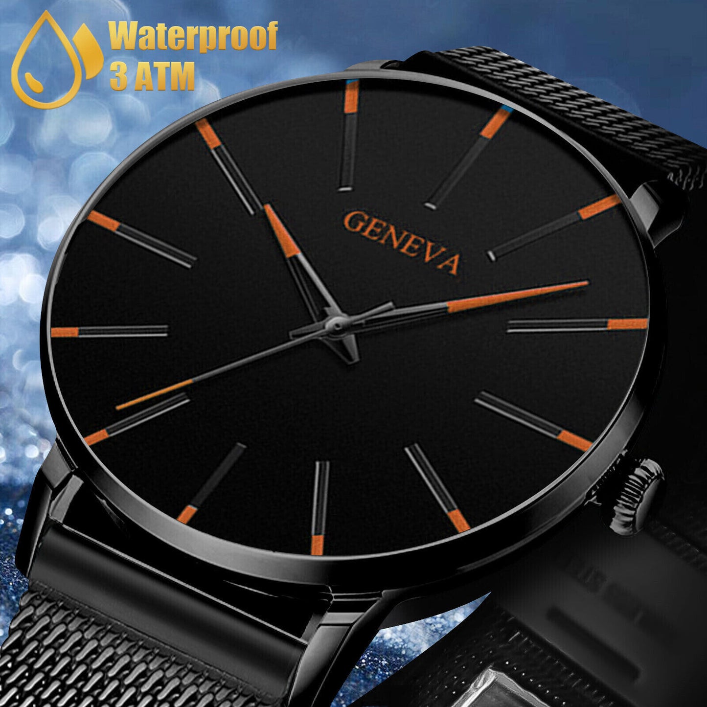 Luxury Men's Ultra Thin Watch