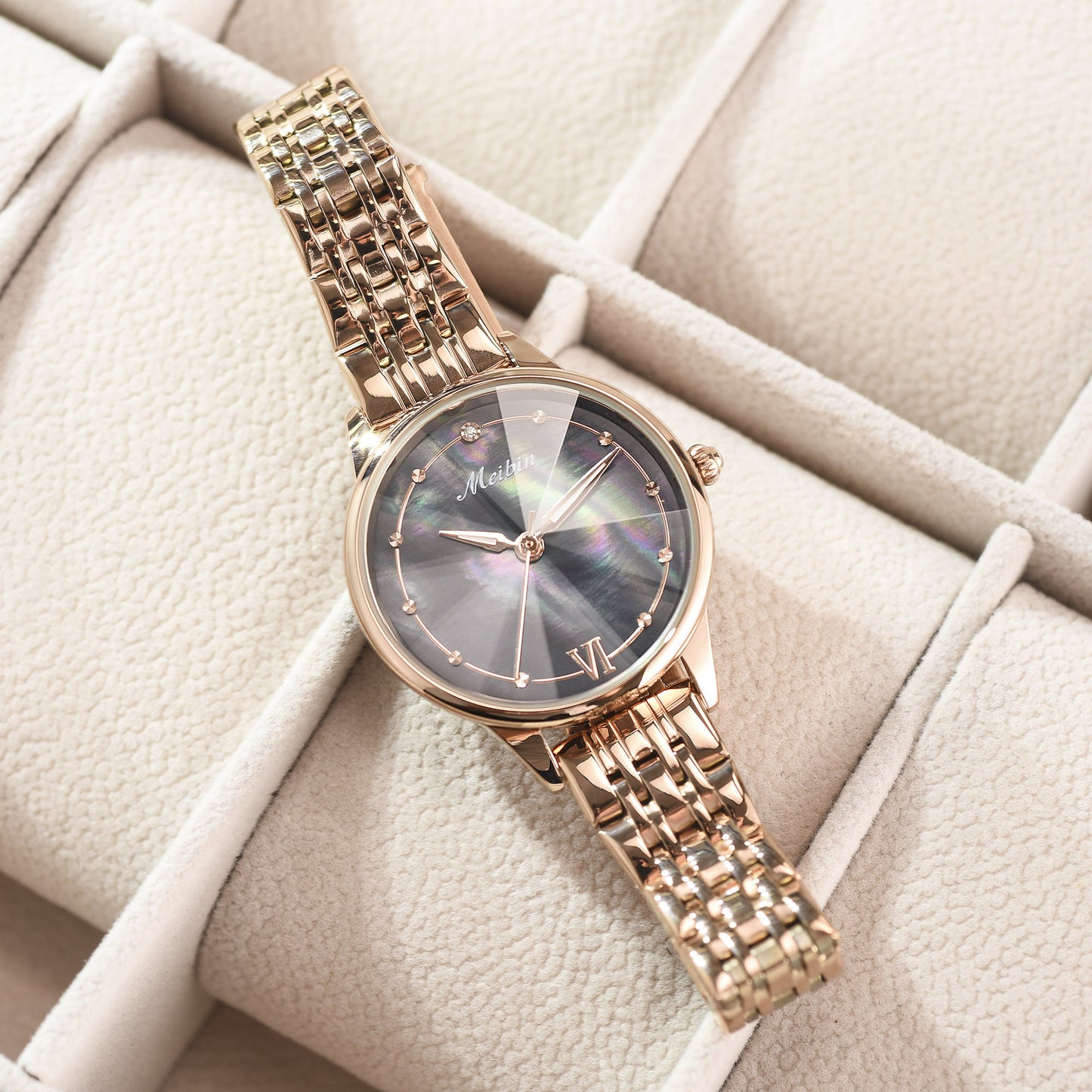 Quartz Diamond Geneva Lady's Watch