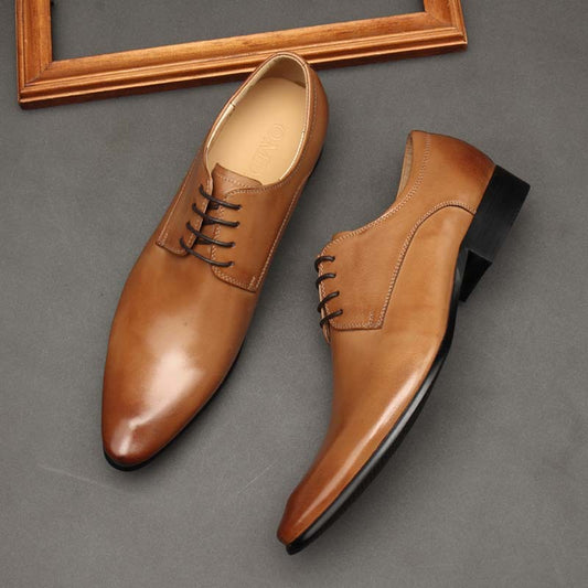 Men's Pointed Toe Leather Shoes