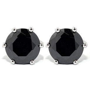 Black Stud Hypoallergenic Earrings