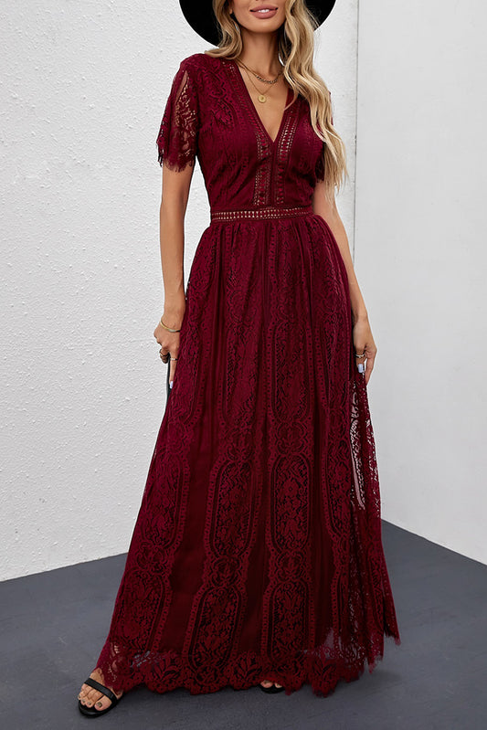 Fill Your Heart Lace Maxi Dress