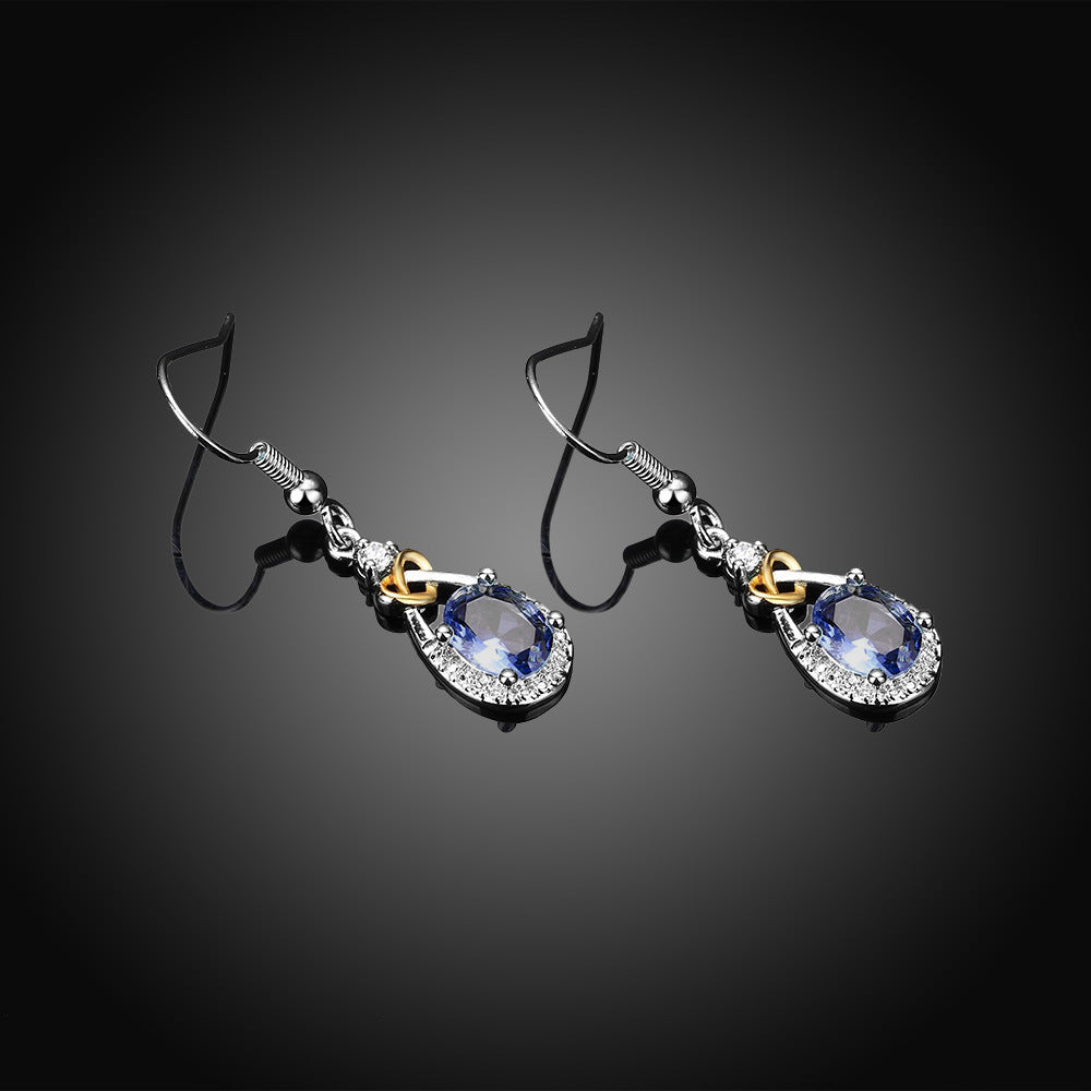 Blue Topaz Earrings