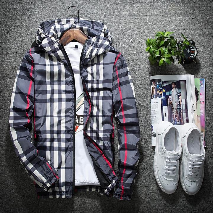 Hooded Printed Jacket