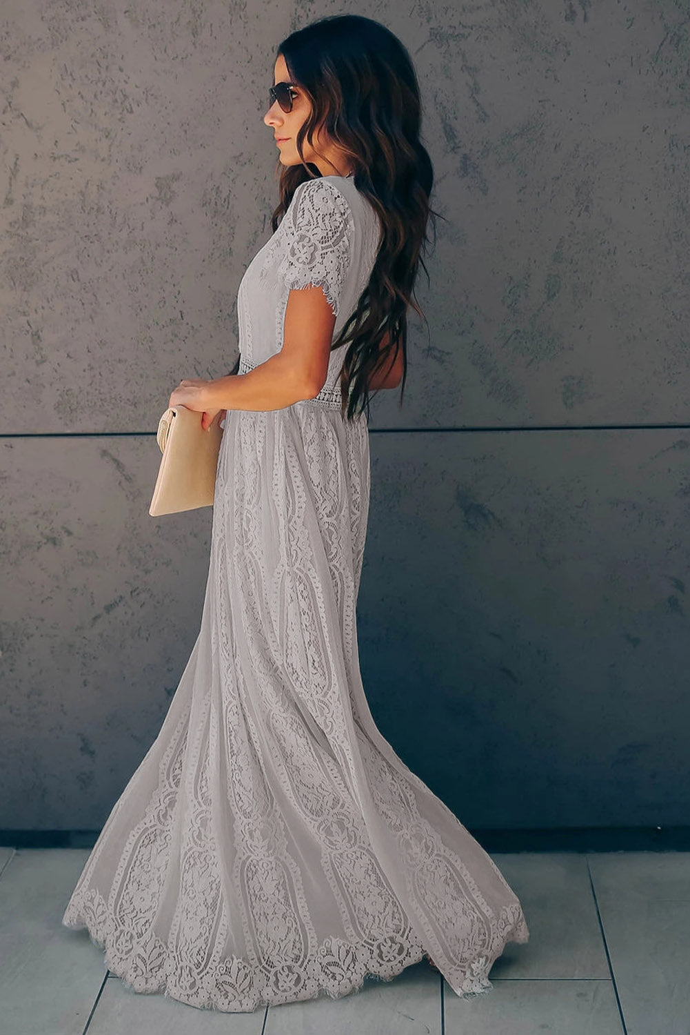 Fill Your Heart Lace Maxi Dress