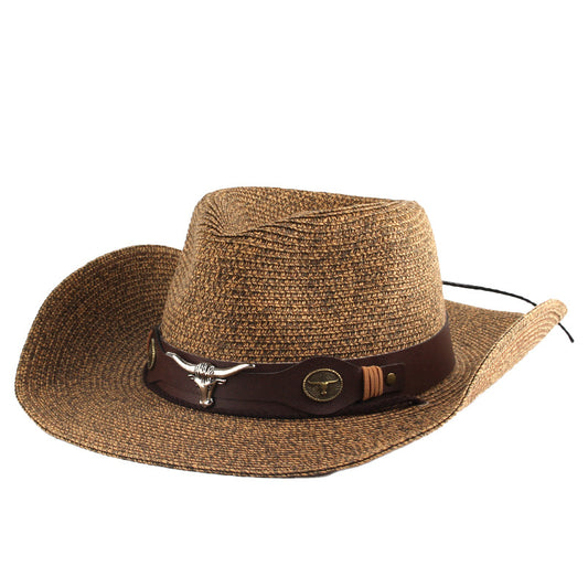 Western Straw Cowboy Hat