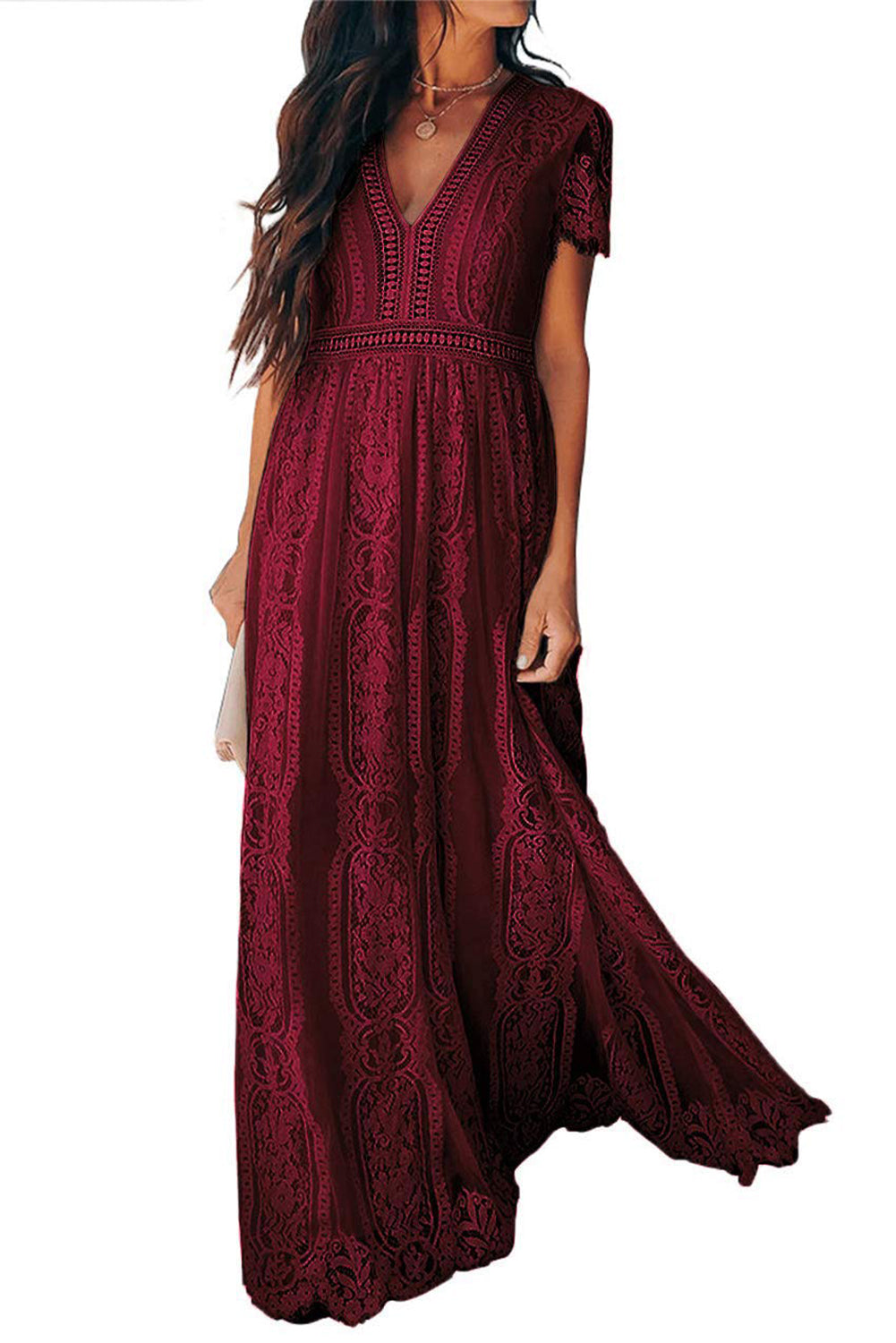 Fill Your Heart Lace Maxi Dress