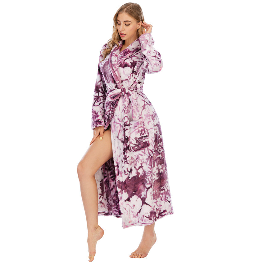 Ladies Tie-Dye Robe