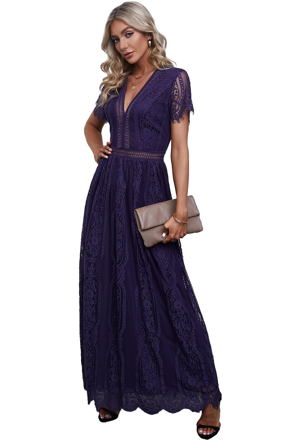 Fill Your Heart Lace Maxi Dress