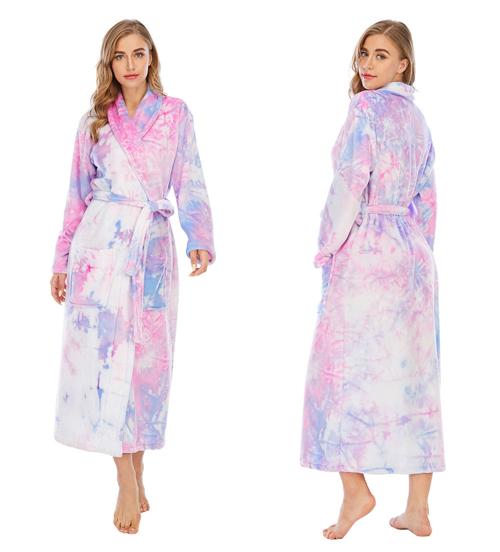 Ladies Tie-Dye Robe