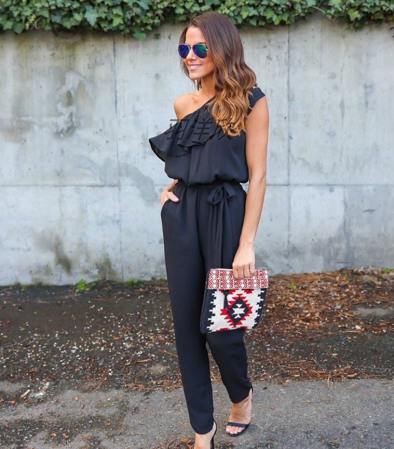 One Shoulder Jumpsuit For Women