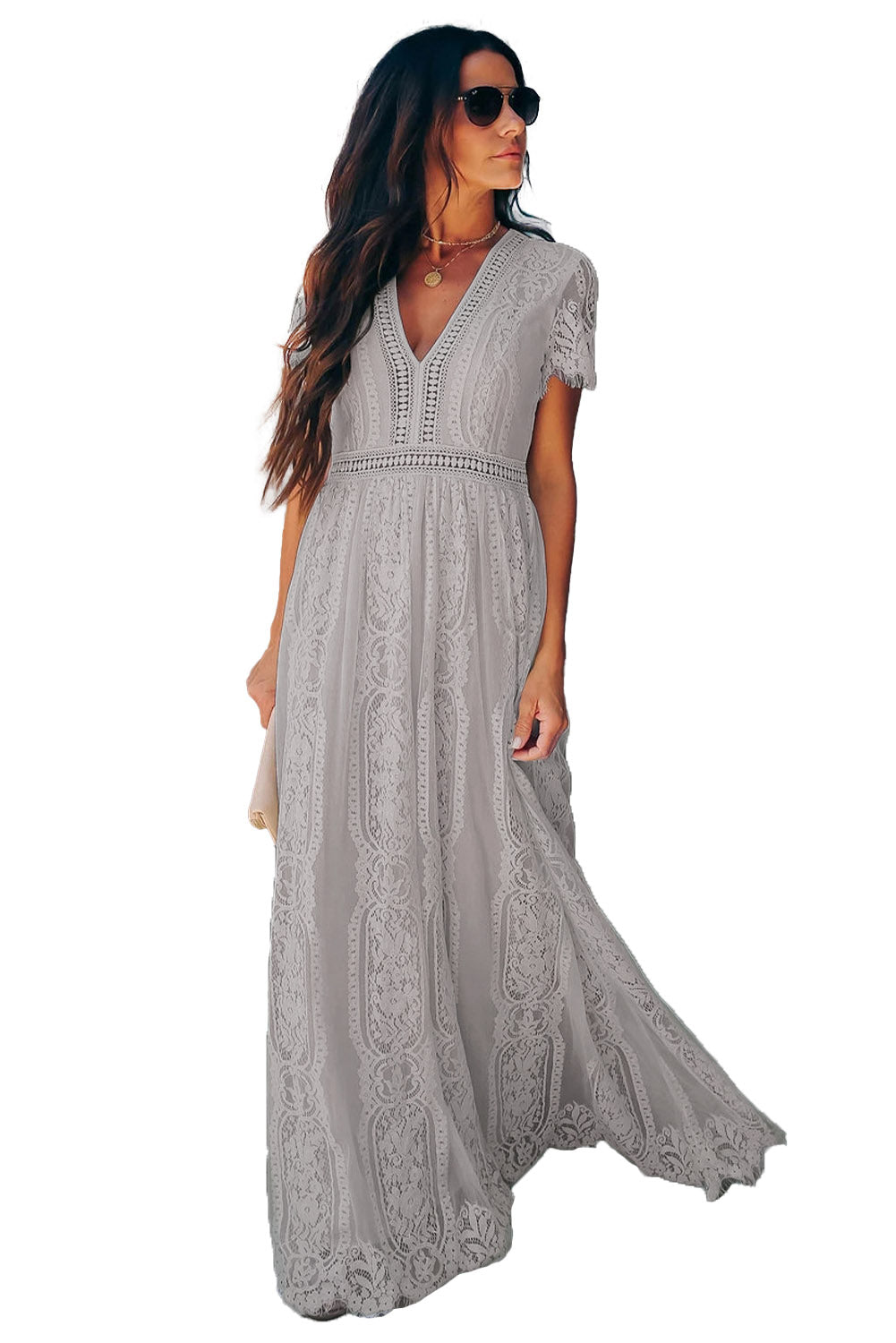 Fill Your Heart Lace Maxi Dress