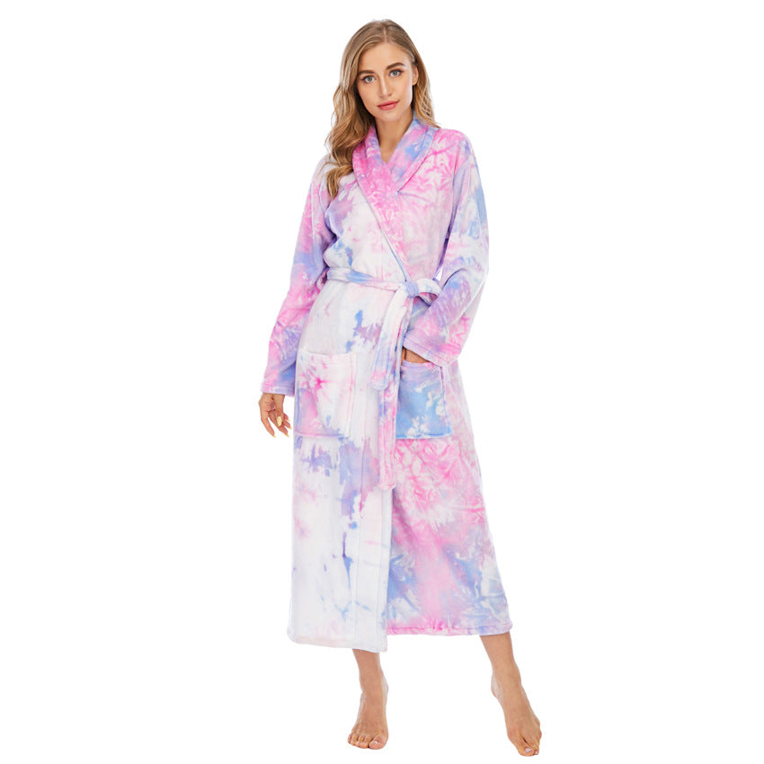 Ladies Tie-Dye Robe