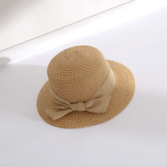 Big Brim Straw Bucket Hat