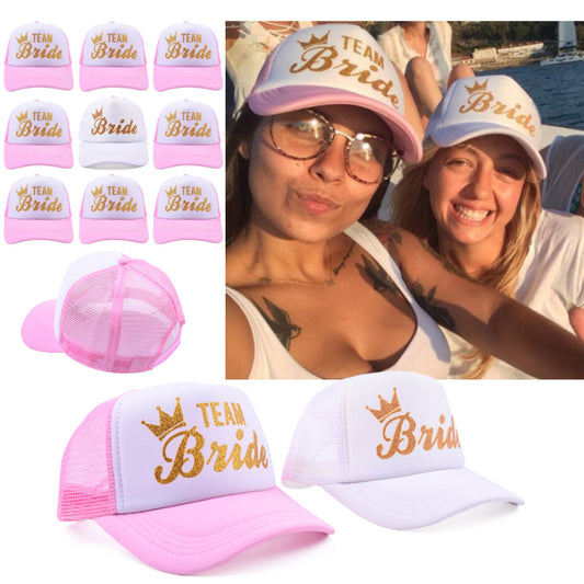 Wedding BRIDE TEAM Net Hat