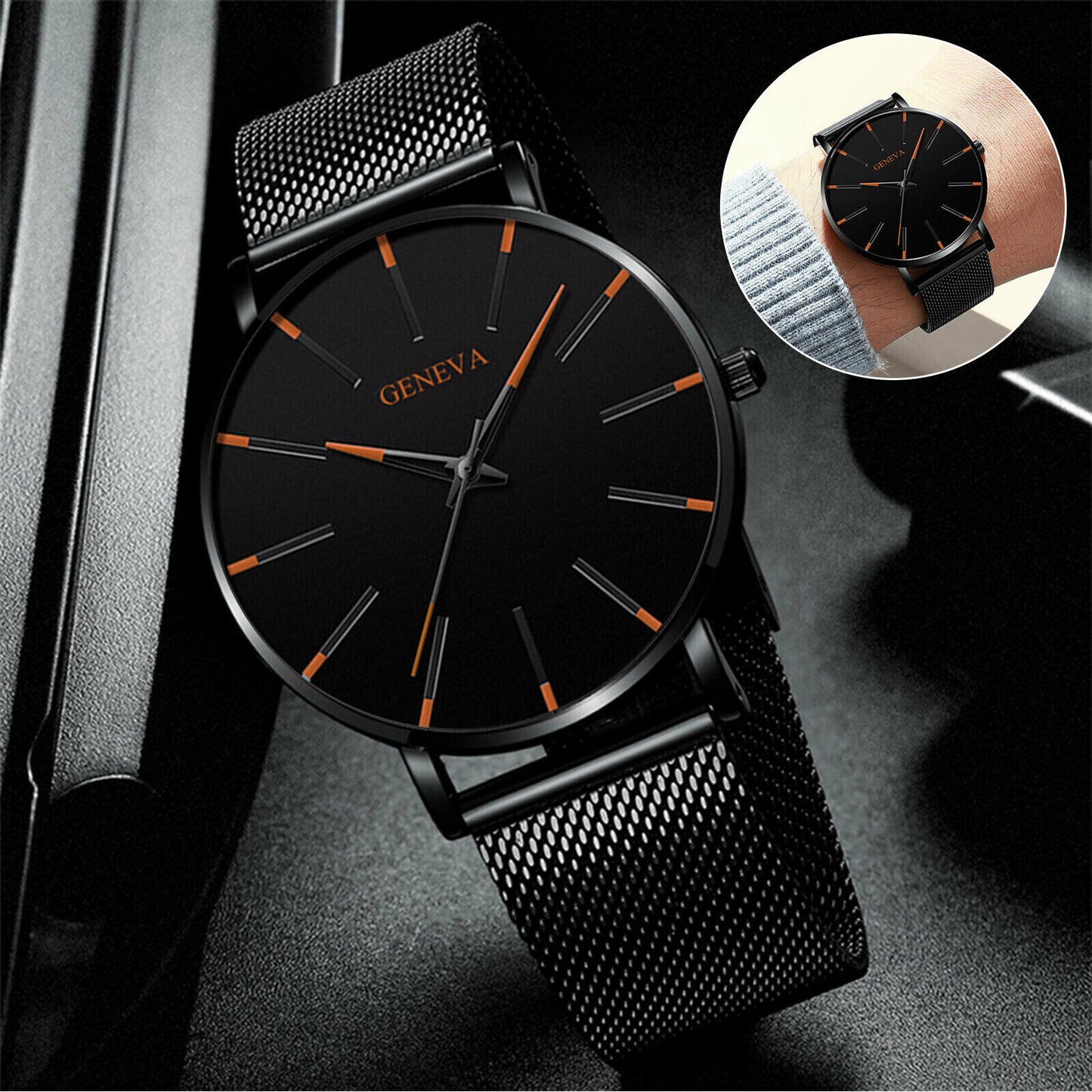 Luxury Men's Ultra Thin Watch