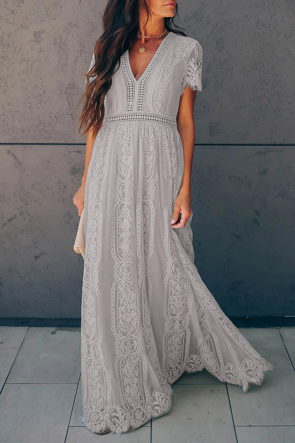 Fill Your Heart Lace Maxi Dress