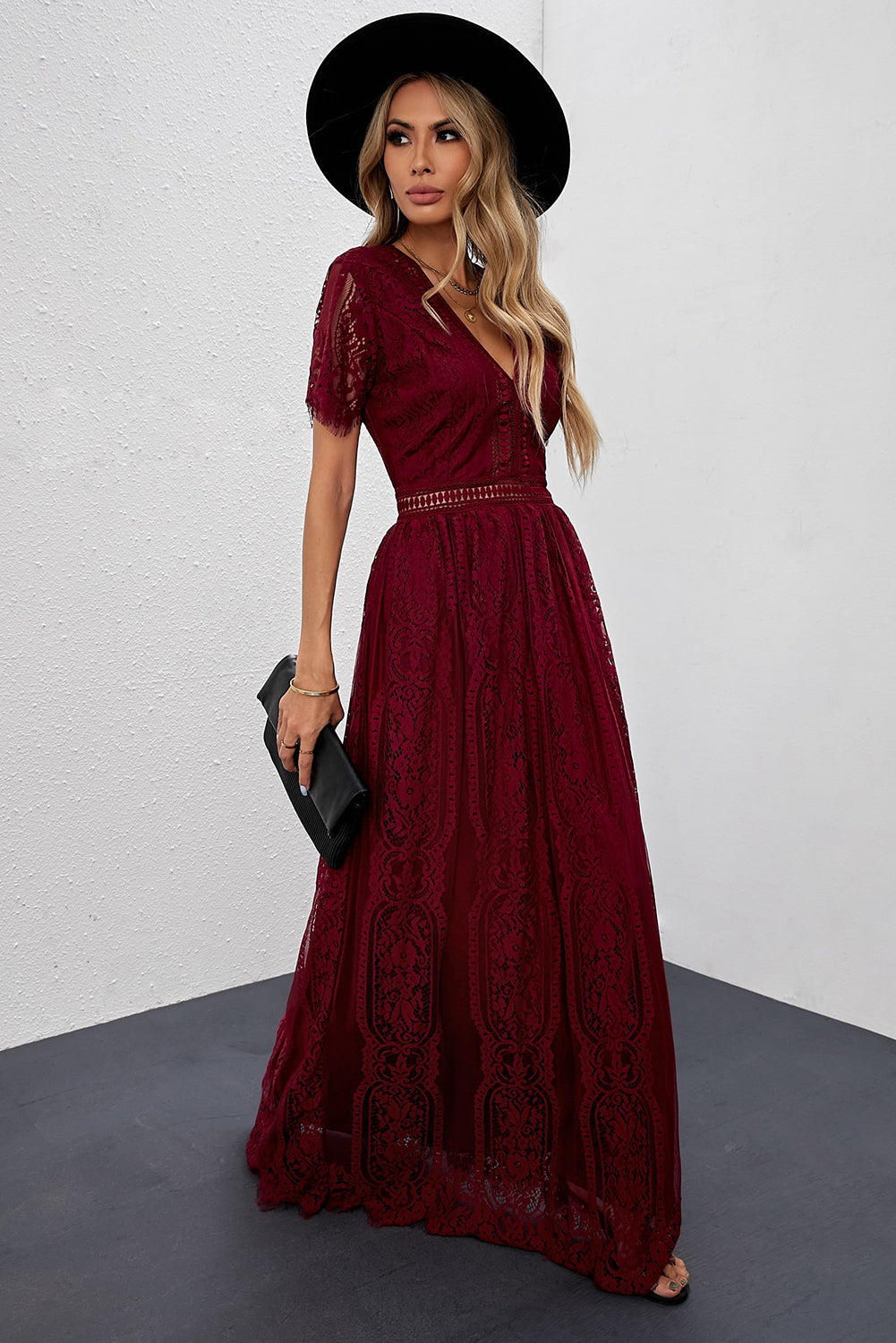 Fill Your Heart Lace Maxi Dress