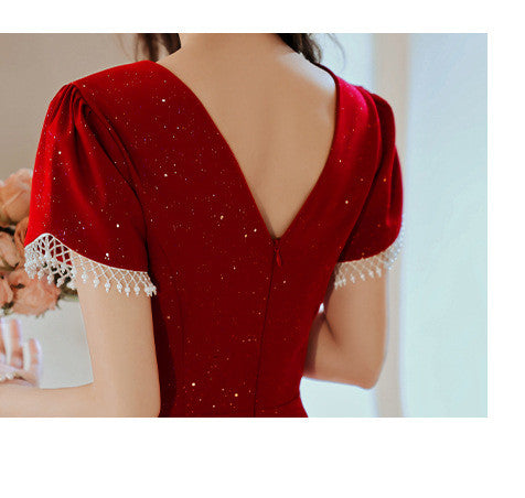 Red Sparkle Cocktail Dress